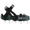 Gardenised Lawn and Garden Aerator Spike Shoe With 3 Metal Buckle Straps, Green Spiked Sandal QI004603.GN - alternate 4